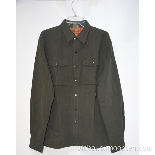 Mens Outside Jacket Winter Wear Mens Shirt Jacket Factory